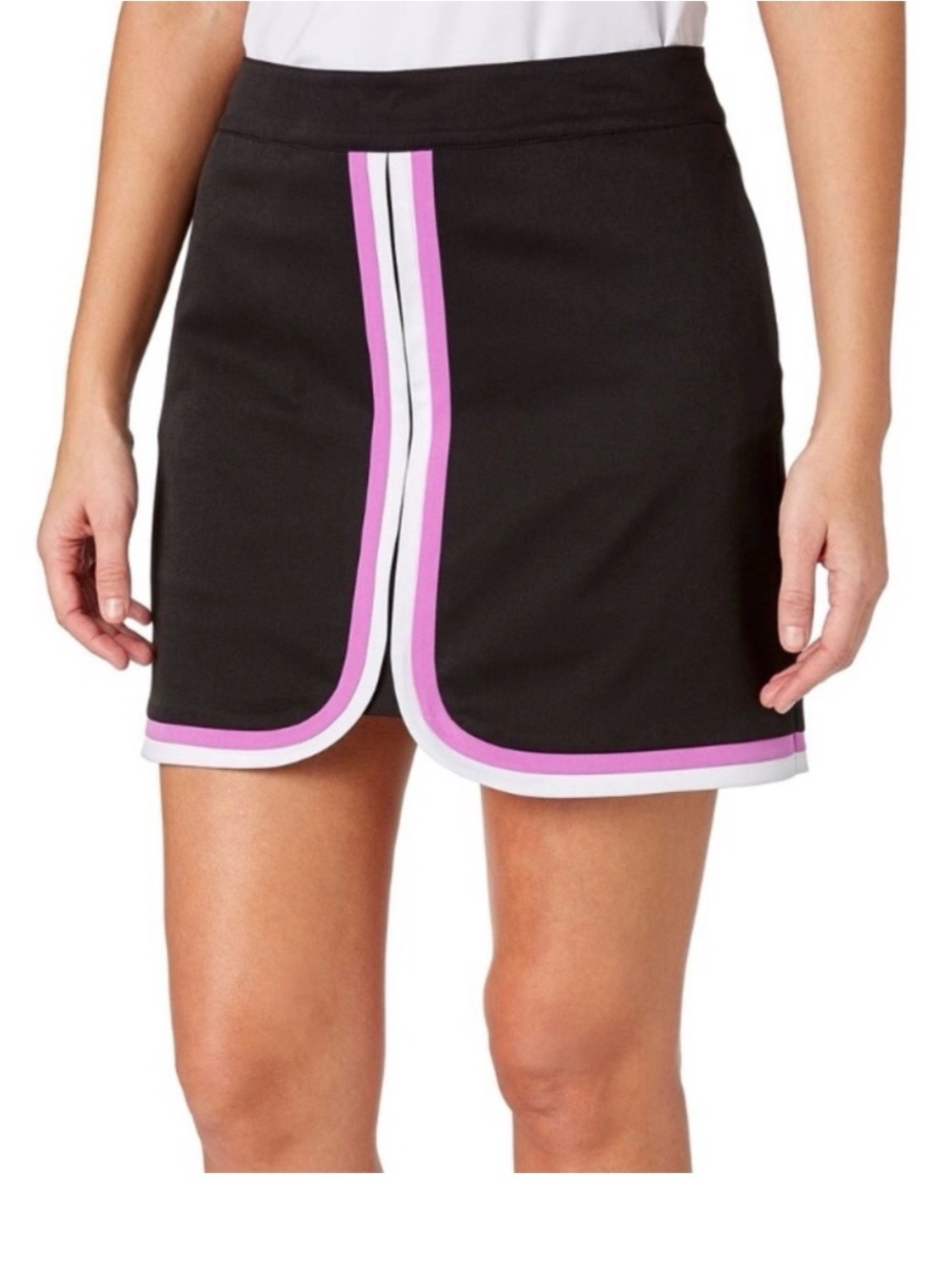 Lady Hagen Golf Skort Size 14 Black Pink White Tennis Pickleball Athletic
